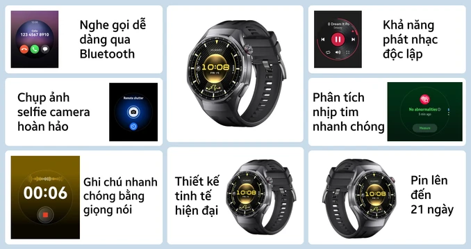 Đồng hồ thông minh Huawei Watch GT 6 Pro - Ảnh 2