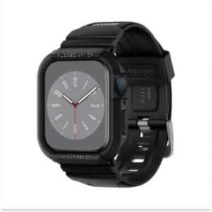 Ốp viền + dây đeo Apple Watch 45/44mm Spigen Rugged Armor Pro