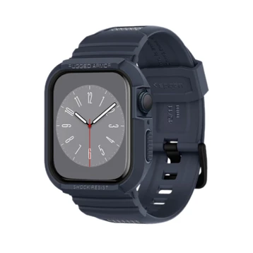 Ốp viền + dây đeo Apple Watch 45/44mm Spigen Rugged Armor Pro - Ảnh 2