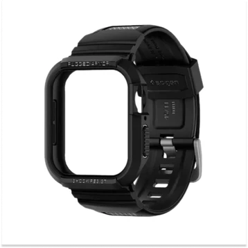 Ốp viền + dây đeo Apple Watch 45/44mm Spigen Rugged Armor Pro - Ảnh 4