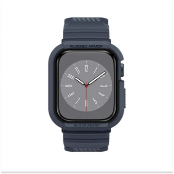 Ốp viền + dây đeo Apple Watch 45/44mm Spigen Rugged Armor Pro - Ảnh 5