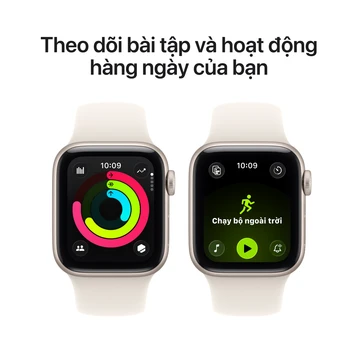 Apple Watch SE 3 40mm (GPS) Viền Nhôm Dây Cao Su Size S/M | Chính hãng Apple Việt Nam - Ảnh 6